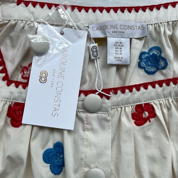 Caroline Constas Embroidered trim and floral motif Top - Picture 11 of 16